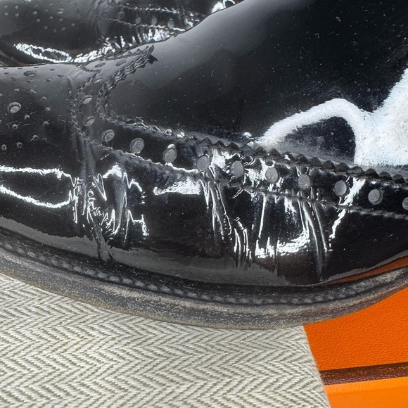 Vintage Hermes Brighton Boots Chelsea Ankle Boots Size 38.